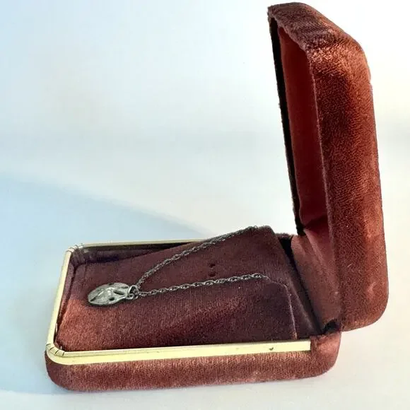 Vintage Sterling Silver Sand Dollar Pendant Necklace Beach Nautical Jewelry - Picture 3 of 16